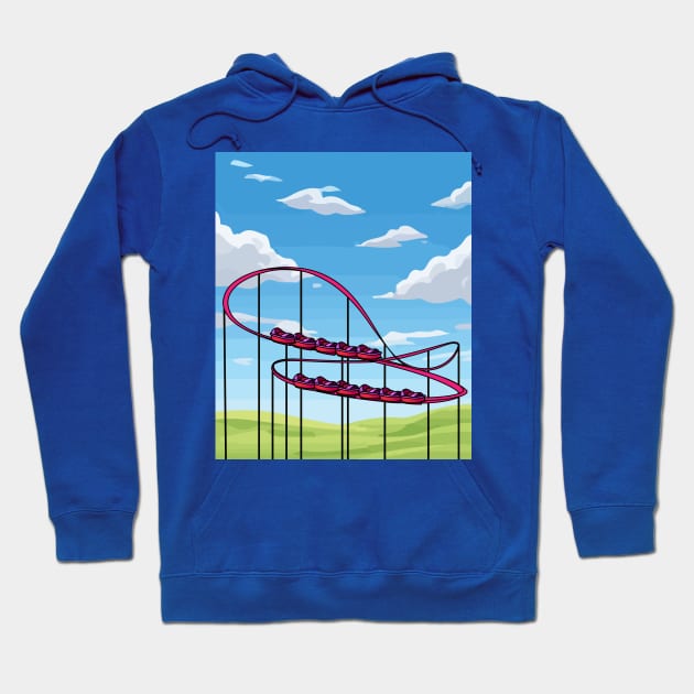 Fun Fair Amusement Park Amusement Park Hoodie by flofin